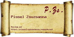 Pissel Zsuzsanna névjegykártya